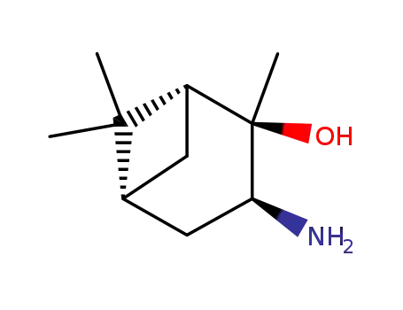 Molecular Structure of 168286-10-0 ((1R,2R,3S,5R)-3-Amino-2,6,6-trimethylbicyclo[3.1.1]heptan-2-ol)