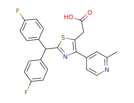 [2-[Bis-(4-fluoro-phenyl)methyl]-4-(2-methylpyridin-4-yl)thiazol-5-yl]acetic acid