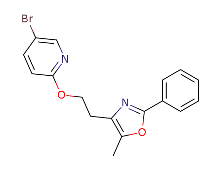5-bromo-2-[2-(5-methyl-2-phenyl-
1,3-oxazol-4-yl)ethoxy]pyridine