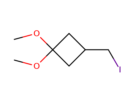Cyclobutane, 3-(iodomethyl)-1,1-dimethoxy-