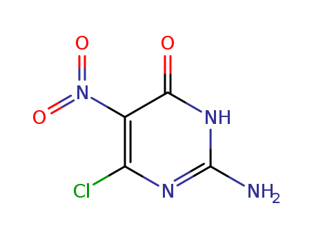 2-Amino-4-chloro-5-nitro-6-hydroxypyrimidine