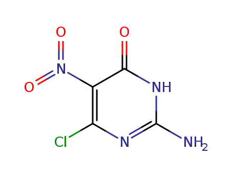 Molecular Structure of 1007-99-4 (2-AMINO-4-CHLORO-6-HYDROXY-5-NITROPYRIMIDINE)