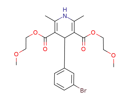 bis(2-methoxyethyl) 4-(3-bromophenyl)-1,4-dihydro-2,6-dimethylpyridine-3,5-dicarboxylate