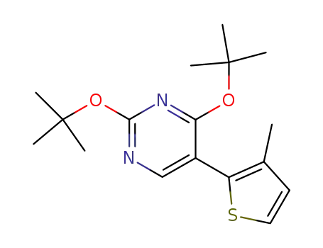 2,4-ditert-butoxy-5-(3-methyl-2-thienyl)pyrimidine