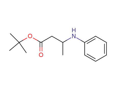 Molecular Structure of 959996-08-8 (tert-butyl 3-(phenylamino)butanoate)