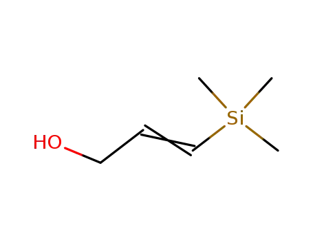 Molecular Structure of 52685-39-9 (2-Propen-1-ol, 3-(trimethylsilyl)-)