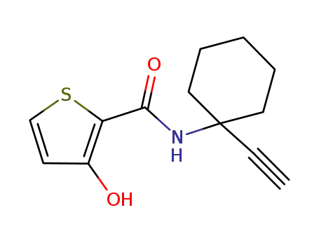 2-Thiophenecarboxamide, N-(1-ethynylcyclohexyl)-3-hydroxy-
