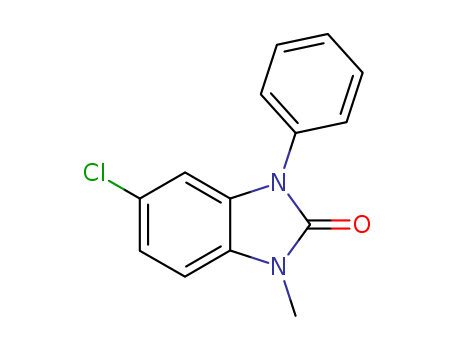 1,3-DIHYDRO-5-CHLORO-1-METHYL-3-PHENYL-2H-BENZO[D]IMIDAZOL-2-ONECAS
