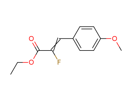 2-Propenoic acid, 2-fluoro-3-(4-methoxyphenyl)-, ethyl ester