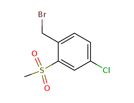 4-Chloro-2-(methylsulphonyl)benzyl bromide