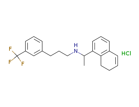 Cas no.1020414-33-8 98%  1-NaphthaleneMethanaMine, 7,8-dihydro-伪-Methyl-N-[3-[3-(trifluoroMethyl)phenyl]propyl]-, hydrochloride (1:1), (伪R)-
