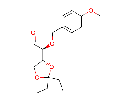 (2S)-2-[(4R)-2,2-diethyl-[1,3]dioxolan-4-yl]-2-(4-methoxybenzyloxy)-acetaldehyde