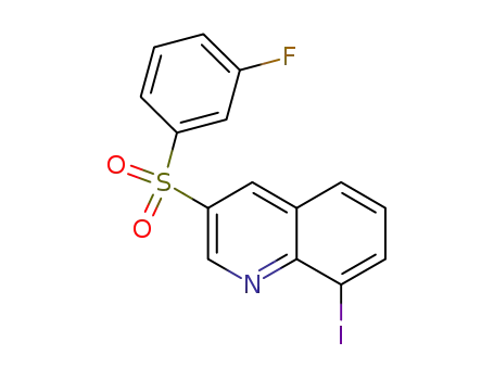 3-(3-fluorophenylsulfonyl)-8-iodoquinoline