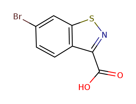 1,2-Benzisothiazole-3-carboxylicacid, 6-bromo-