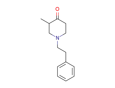 Molecular Structure of 82003-82-5 (3-Methyl-1-phenethyl-4-piperidinone)
