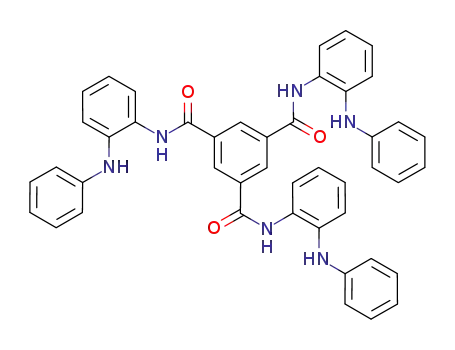 Molecular Structure of 950766-71-9 (N<SUP>1</SUP>,N<SUP>3</SUP>,N<SUP>5</SUP>-tris(2-(phenylamino)phenyl)benzene-1,3,5-tricarboxamide)