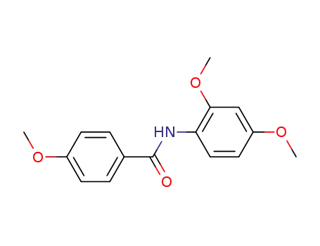 Molecular Structure of 156086-10-1 (N-(2,4-dimethoxyphenyl)-4-methoxybenzamide)