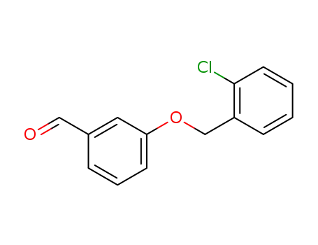 Molecular Structure of 168084-94-4 (3-[(2-CHLOROBENZYL)OXY]BENZALDEHYDE)
