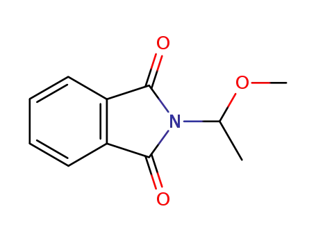 Molecular Structure of 22156-23-6 (N-(1-methoxyethyl)phthalimide)
