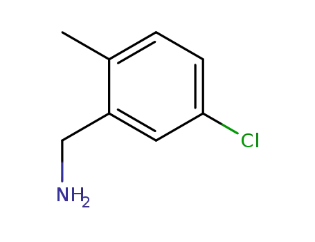 Molecular Structure of 27917-13-1 (5-CHLORO-2-METHYLBENZYLAMINE)
