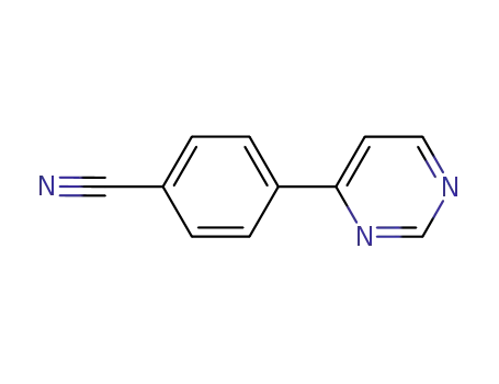 Molecular Structure of 879063-33-9 (Benzonitrile, 4-(4-pyrimidinyl)- (9CI))