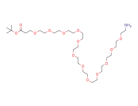 Molecular Structure of 1383814-00-3 (H2N-PEG12-tBu)