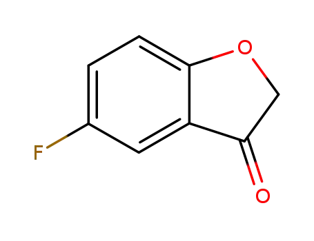 Molecular Structure of 60770-49-2 (5-FLUORO-BENZOFURAN-3-ONE)