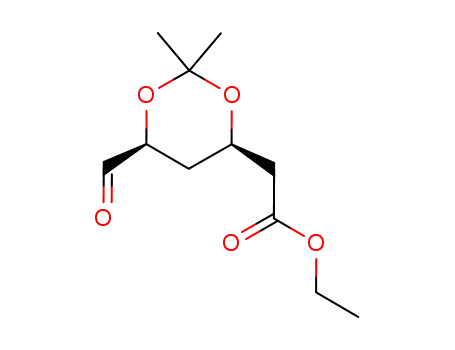 (4R-cis)-6-formyl-2,2-dimethyl-1,3-dioxane-4-acetic acid ethyl ester
