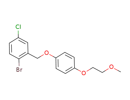 Benzene, 1-bromo-4-chloro-2-[[4-(2-methoxyethoxy)phenoxy]methyl]-