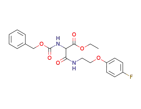 ethyl ester of 3-[[2-(4-fluorophenoxy)ethyl]amino]-3-oxo-N-[(phenylmethoxy)carbonyl]alanine