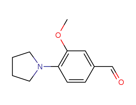 3-메톡시-4-(1-피롤리디닐)벤즈알데히드(염분 데이터: 무료)