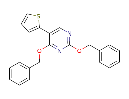4-bis(benzyloxy)-5-(thiophen-2-yl)pyrimidine