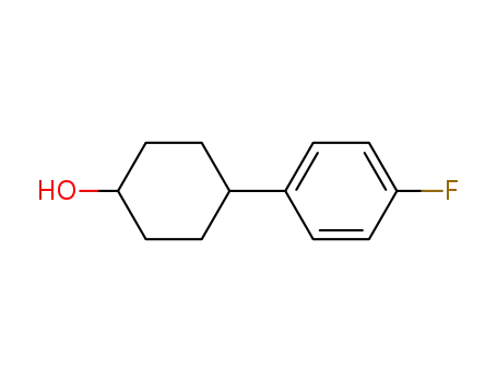 Molecular Structure of 77412-73-8 (4-(4-FLUORO-PHENYL)-CYCLOHEXANOL)