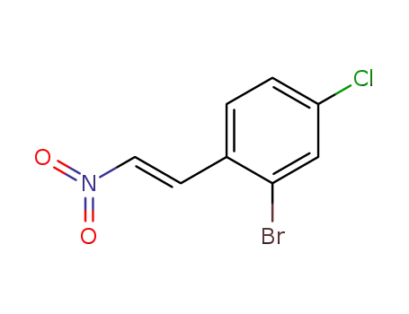 (E)-2-bromo-4-chloro-1-(2-nitrovinyl)benzene