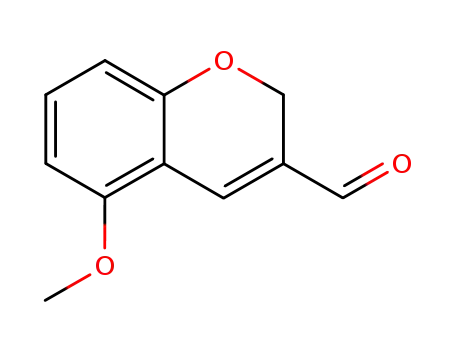 Molecular Structure of 57543-41-6 (5-METHOXY-2H-CHROMENE-3-CARBALDEHYDE)