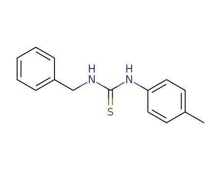 Molecular Structure of 40288-35-5 (1-p-tolyl-3-benzylthiocarbamide)
