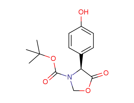 (S)-tert-butyl 4-(4-hydroxyphenyl)-5-oxooxazolidine-3-carboxylate