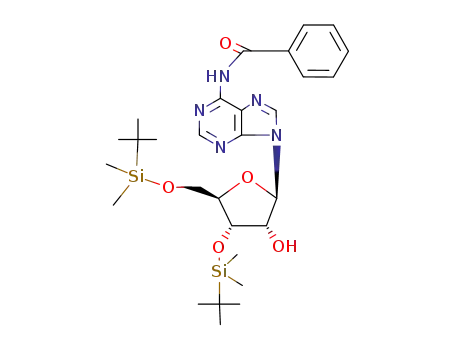 6-N-benzoyl-3',5'-bis-O-tert-butyldimethylsilyladenosine