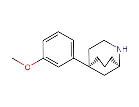 1R,5S-(+)-5-(3-methoxyphenyl)-2-aza-bicyclo-[3.1.1]nonane