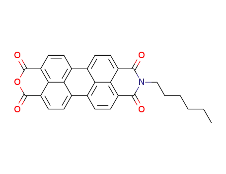 N-hexylperylene-3,4:9,10-tetracarboxylic acid 3,4-anhydride 9,10-imide