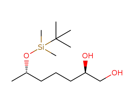 (2R,6S)-6-(tert-butyldimethylsilyloxy)heptane-1,2-diol