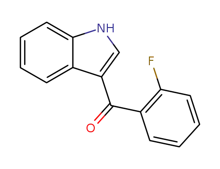 Molecular Structure of 16273-87-3 (Methanone, (2-fluorophenyl)-1H-indol-3-yl)