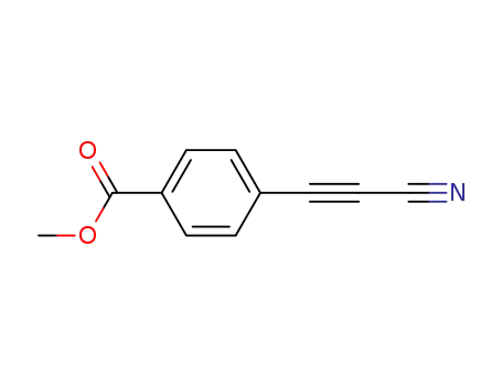 Molecular Structure of 634602-53-2 (Benzoic acid, 4-(cyanoethynyl)-, methyl ester)
