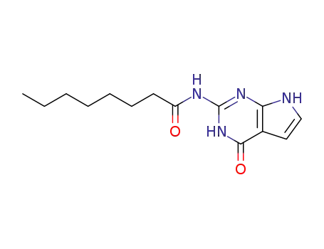 Octanamide, N-(4,7-dihydro-4-oxo-1H-pyrrolo[2,3-d]pyrimidin-2-yl)-