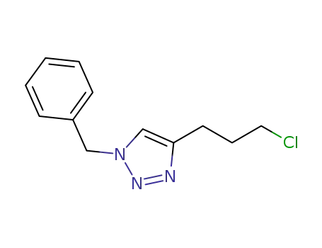 Molecular Structure of 1228000-47-2 (1-benzyl-4-(3-chloropropyl)-1H-[1,2,3]triazole)