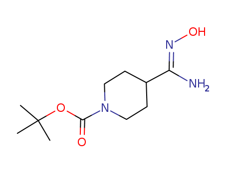2-Methyl-2-propanyl 4-(N-hydroxycarbamimidoyl)-1-piperidinecarbox ylate