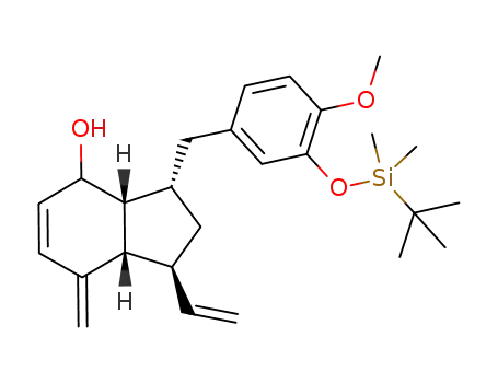 (1S,3S,3aR,7aS)-3-[[3-[[(1,1-dimethylethyl)dimethylsilyl]oxy]-4-methoxyphenyl]methyl]-1-ethenyl-2,3,3a,4,7,7a-hexahydro-7-methylene-1H-inden-4-ol