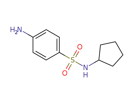 Molecular Structure of 436091-88-2 (4-amino-N-cyclopentylbenzenesulfonamide)