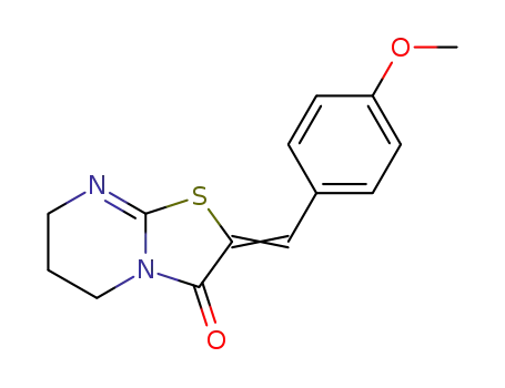 5H-Thiazolo[3,2-a]pyrimidin-3(2H)-one,
6,7-dihydro-2-[(4-methoxyphenyl)methylene]-