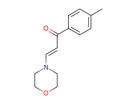 Molecular Structure of 71035-24-0 ((E)-3-morpholino-1-(p-tolyl)prop-2-en-1-one)